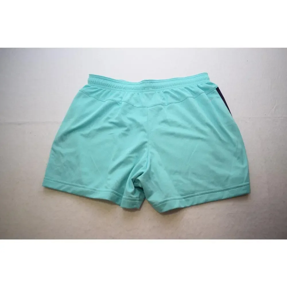 Nike Gym Shorts Dri Fit Performance Blue Athletic‎ Running Womens Size Medium